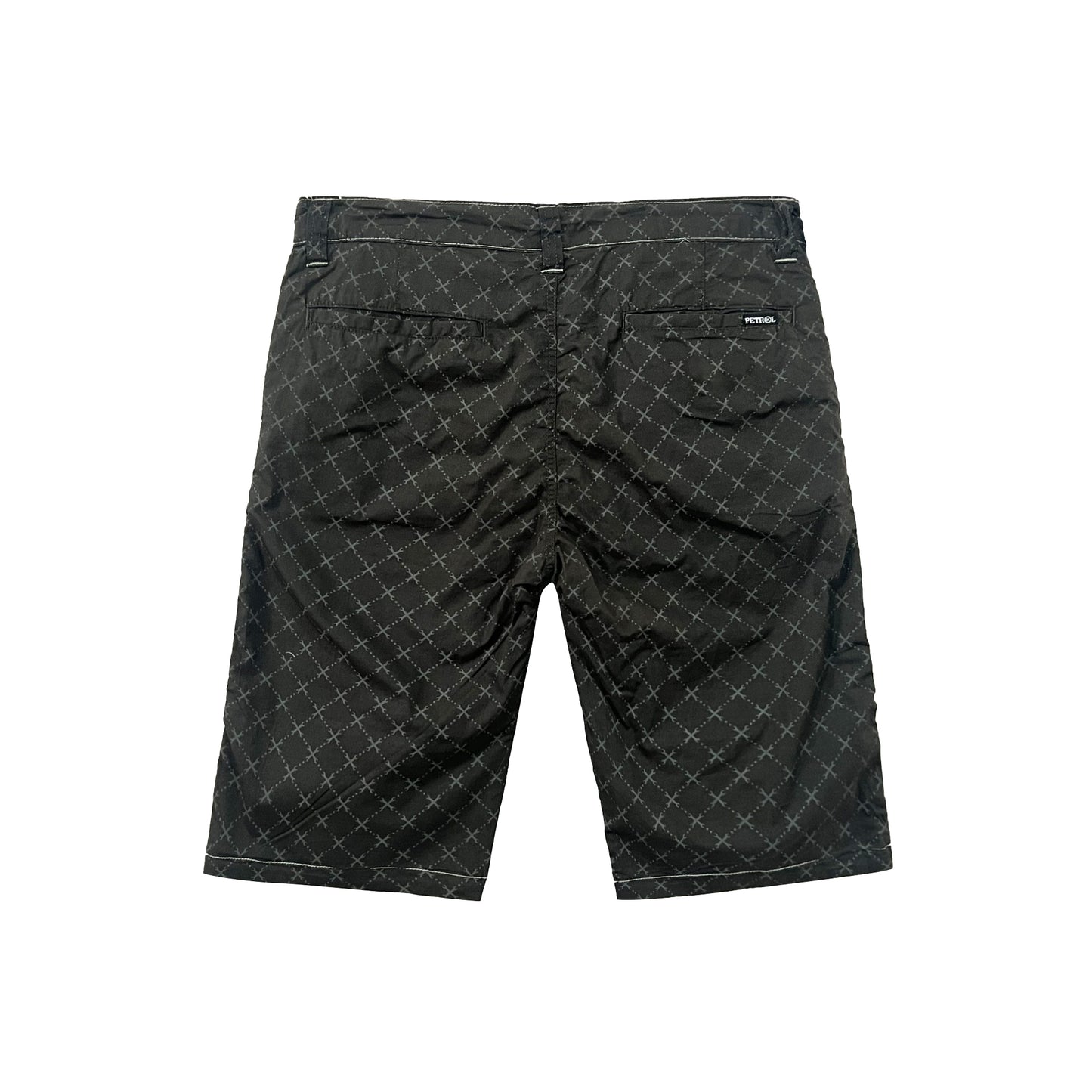 Petrol Men's Basic Non-Denim Reversible Short 165865 (Black-Gray)