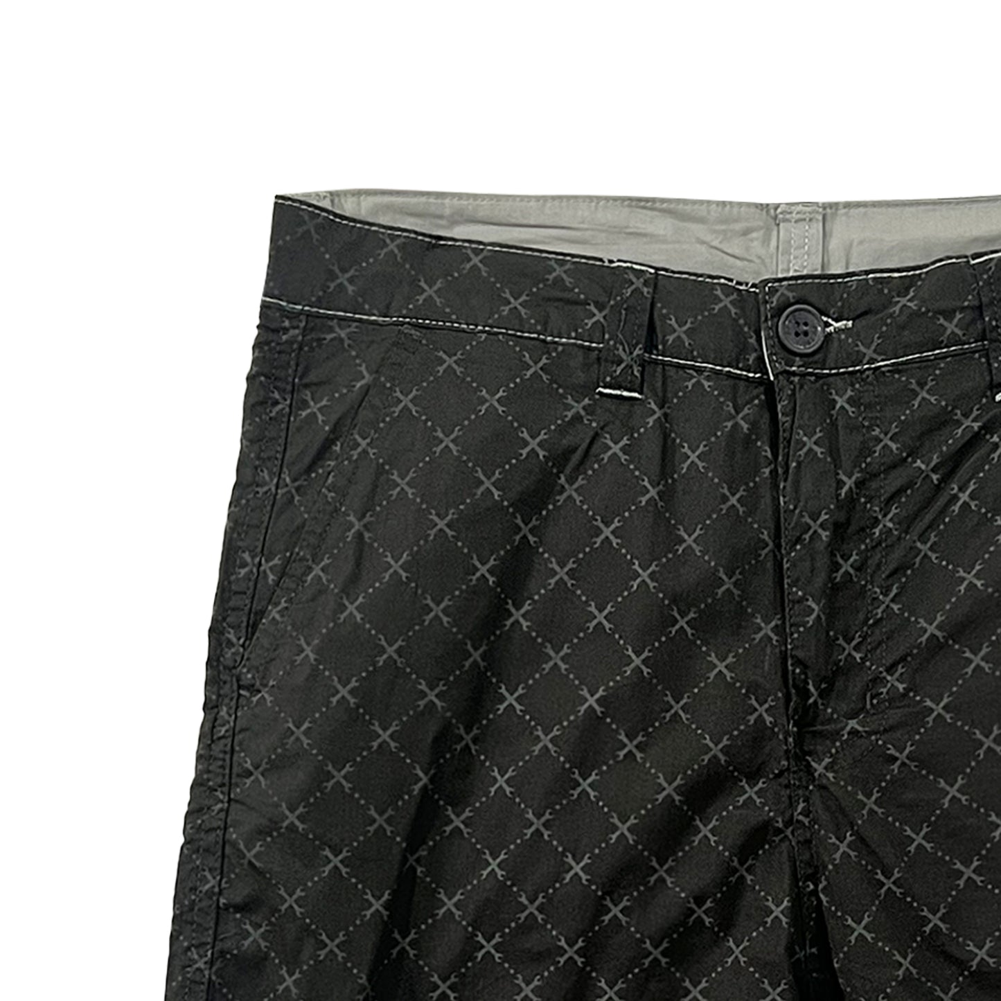 Petrol Men's Basic Non-Denim Reversible Short 165865 (Black-Gray)