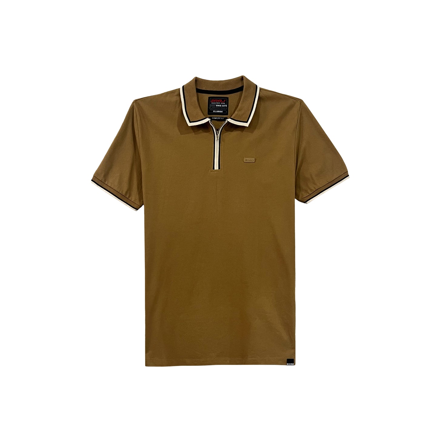 RRJ Men's Basic Collared Shirt Comfort Fitting 168001 (Rust)