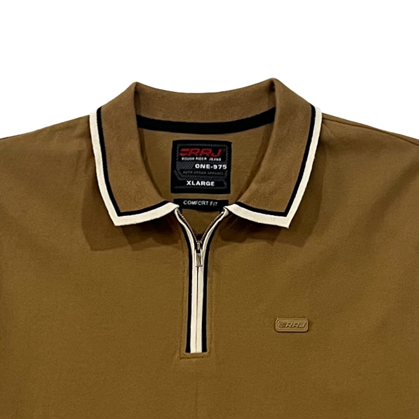 RRJ Men's Basic Collared Shirt Comfort Fitting 168001 (Rust)