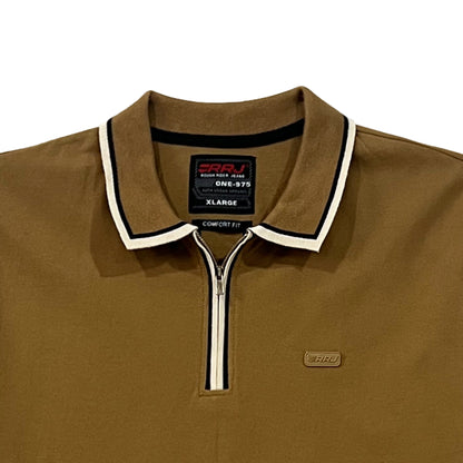 RRJ Men's Basic Collared Shirt Comfort Fitting 168001 (Rust)