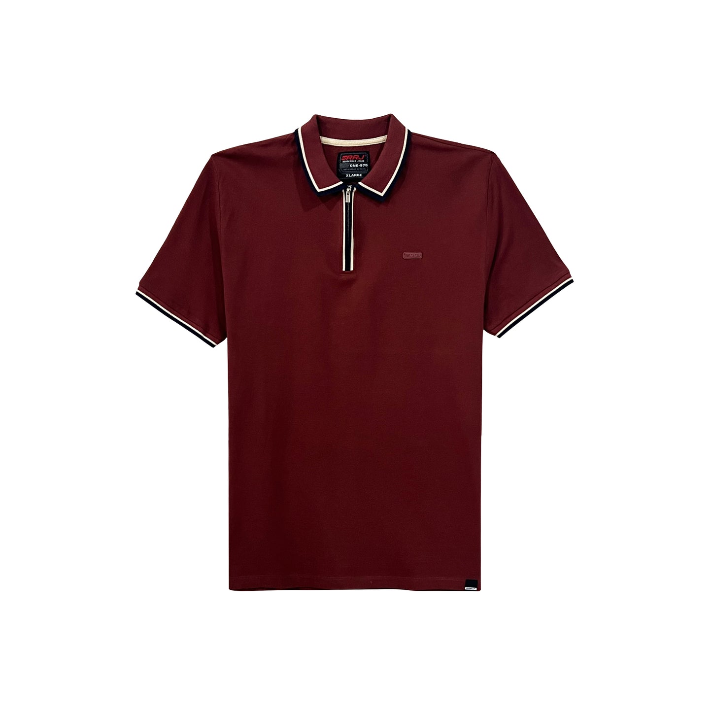 RRJ Men's Basic Collared Shirt Comfort Fitting 168001 (Wine)