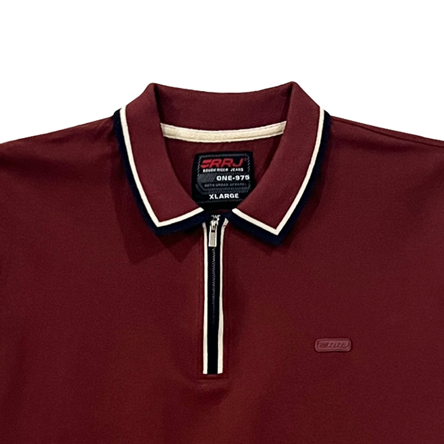 RRJ Men's Basic Collared Shirt Comfort Fitting 168001 (Wine)