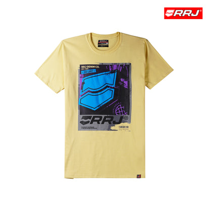 RRJ Men's Basic Tees Semibody Fitting 173772-U (Yellow)