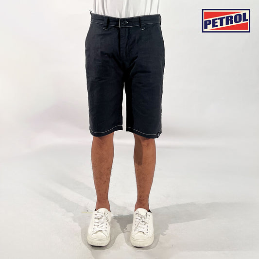 Petrol Men's Basic Non-Denim Reversible Short 166151 (Green Whisper Navy)
