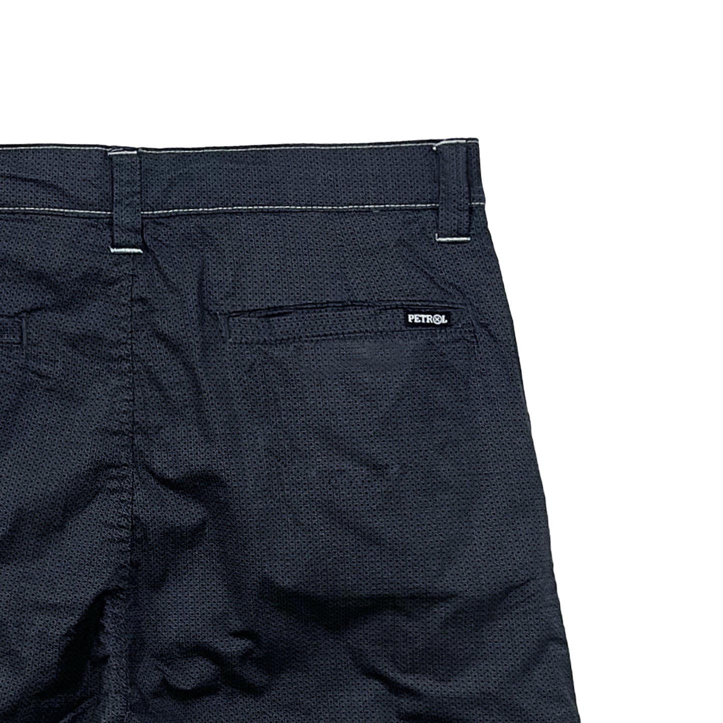 Petrol Men's Basic Non-Denim Reversible Short 166151 (Green Whisper Navy)