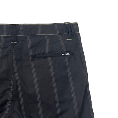 Petrol Men's Basic Non-Denim Reversible Short 165877 (Black-Mustard)