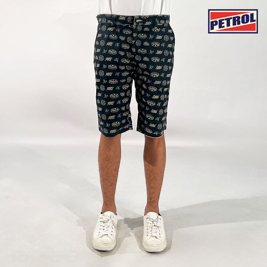 Petrol Men's Basic Non-Denim Reversible Short 165925 (Light Khaki Black)