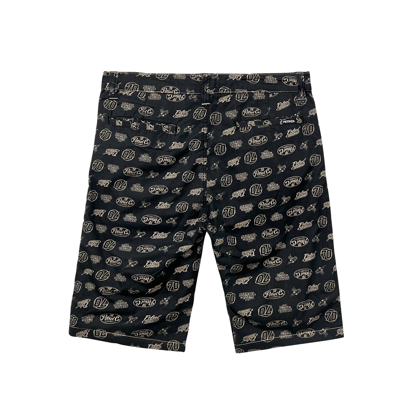 Petrol Men's Basic Non-Denim Reversible Short 165925 (Light Khaki Black)
