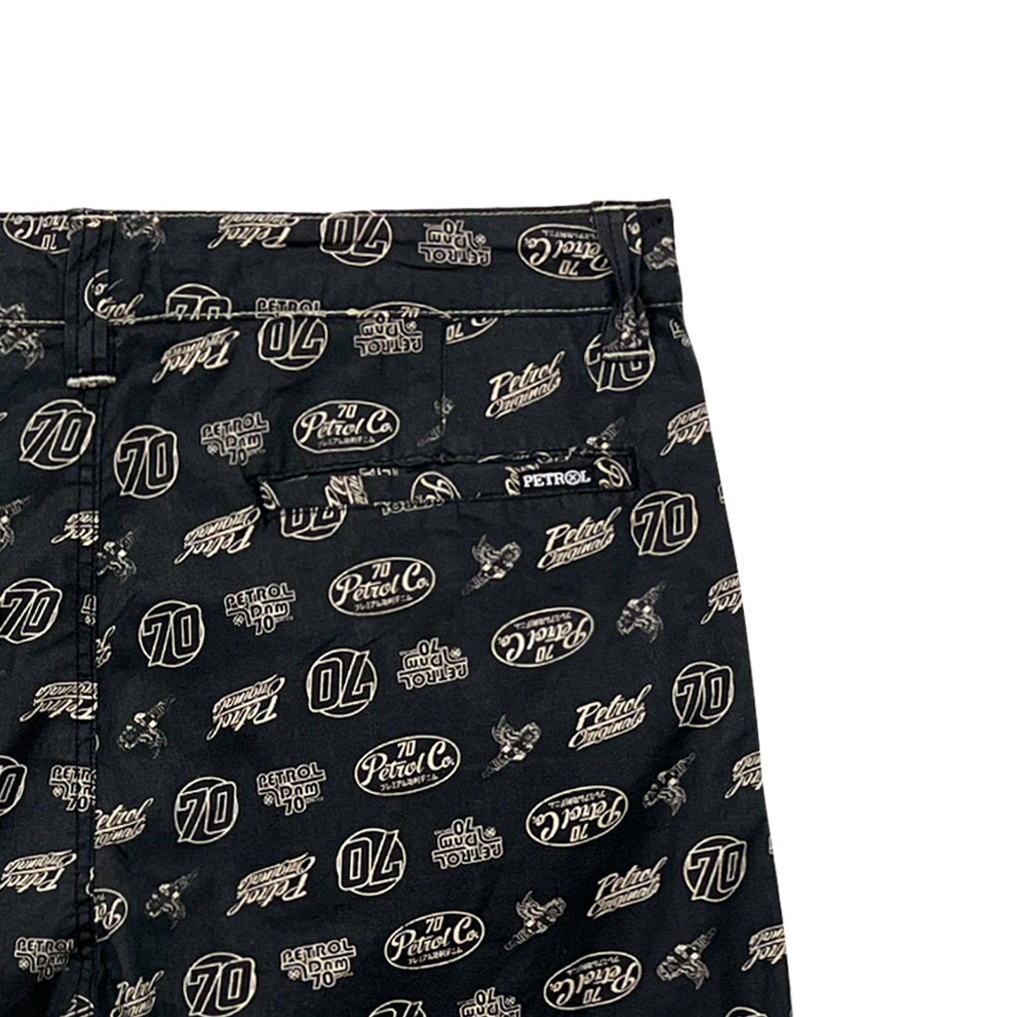 Petrol Men's Basic Non-Denim Reversible Short 165925 (Light Khaki Black)
