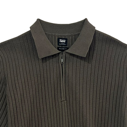 Stylistic Mr. Lee Men's Basic Collared Shirt Relaxed Fit 170239 (Fatigue)