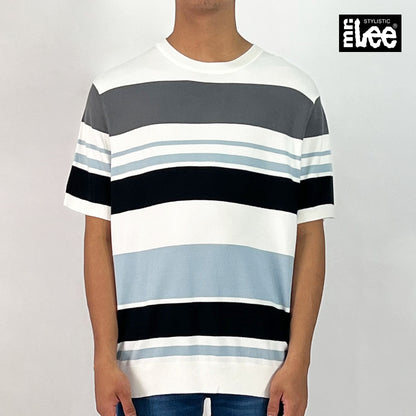 Stylistic Mr. Lee Men's Basic Tees Relaxed Fit 169313 (White)