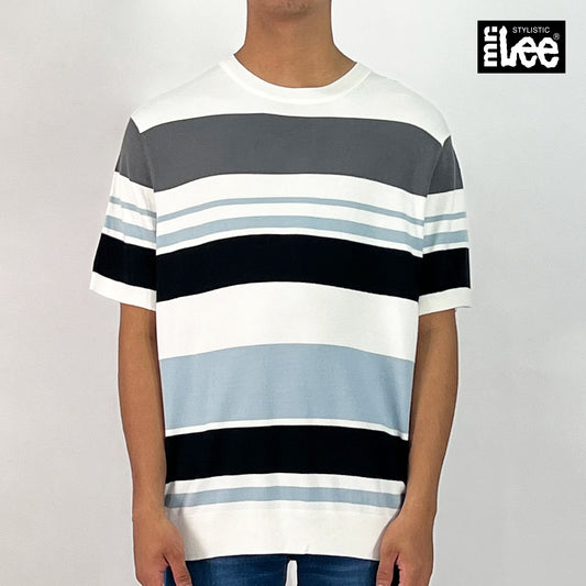 Stylistic Mr. Lee Men's Basic Tees Relaxed Fit 169313 (White)