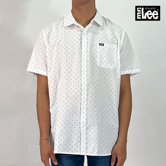 Stylistic Mr. Lee Men's Basic Woven Shirt Regular Fit 157959 (White)