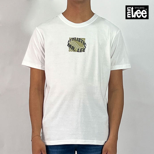Stylistic Mr. Lee Men's Basic Tees Semi Body Fit 171503-U (White)