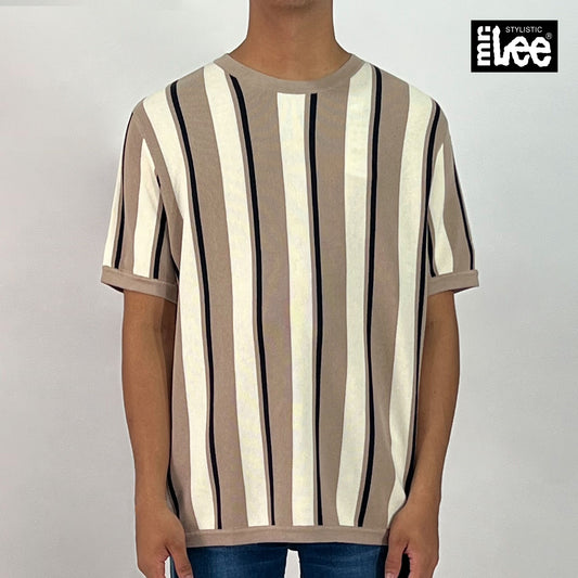 Stylistic Mr. Lee Men's Basic Tees Relaxed Fit 169018 (Mocha)