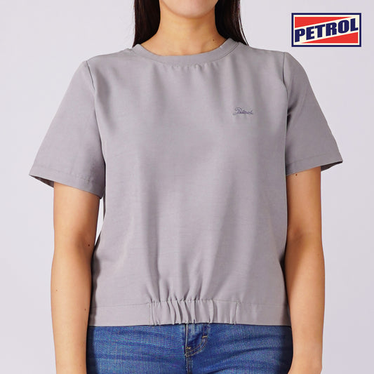 Petrol Ladies Basic Woven Shirt Boxy Fitting 159235 (Gray)