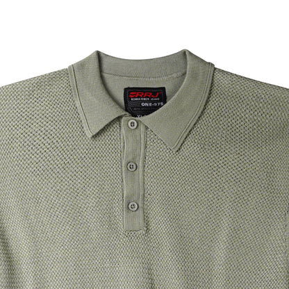 RRJ Men's Basic Collared Shirt Comfort Fitting 169657 (Sage)
