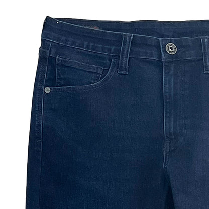 RRJ Men's Basic Denim Pants Superskinny Fitting Mid-Rise 174430-U (Dark Shade)