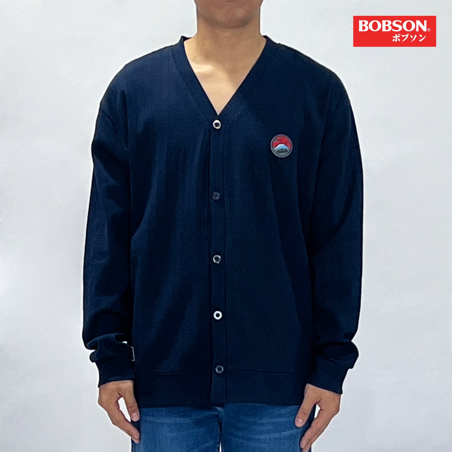 Bobson Japanese Men's Basic Jacket Regular Fit 161830-U (Navy)
