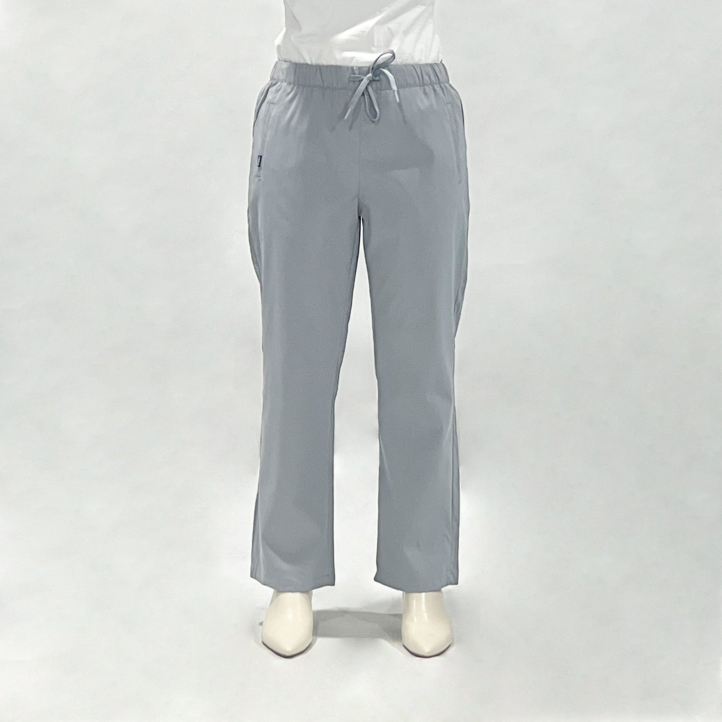 RRJ Ladies Basic Non-Denim Drawstring Pants 174548 (Light Gray)