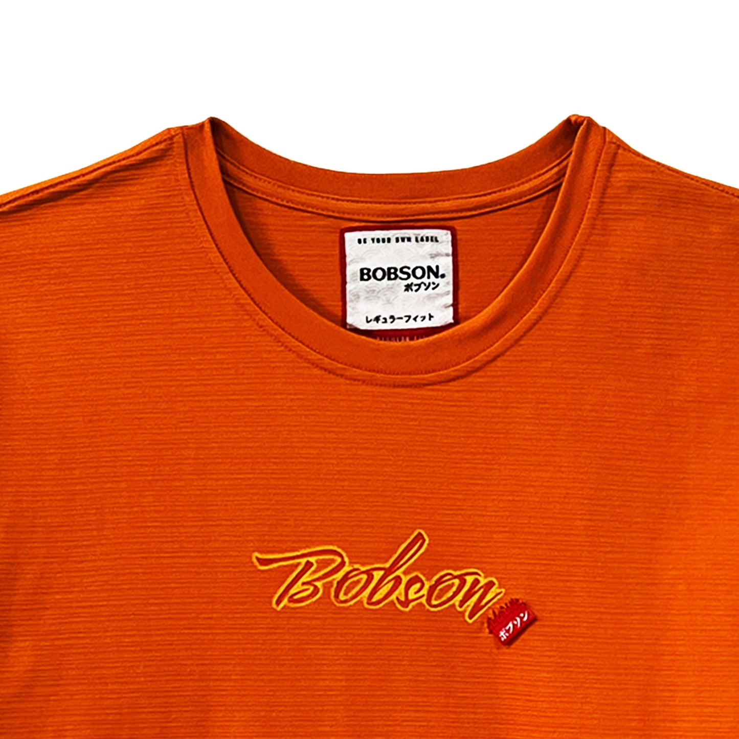 Bobson Japanese Men's Basic Tees Slim Fit 165755 (Dark Cheddar)