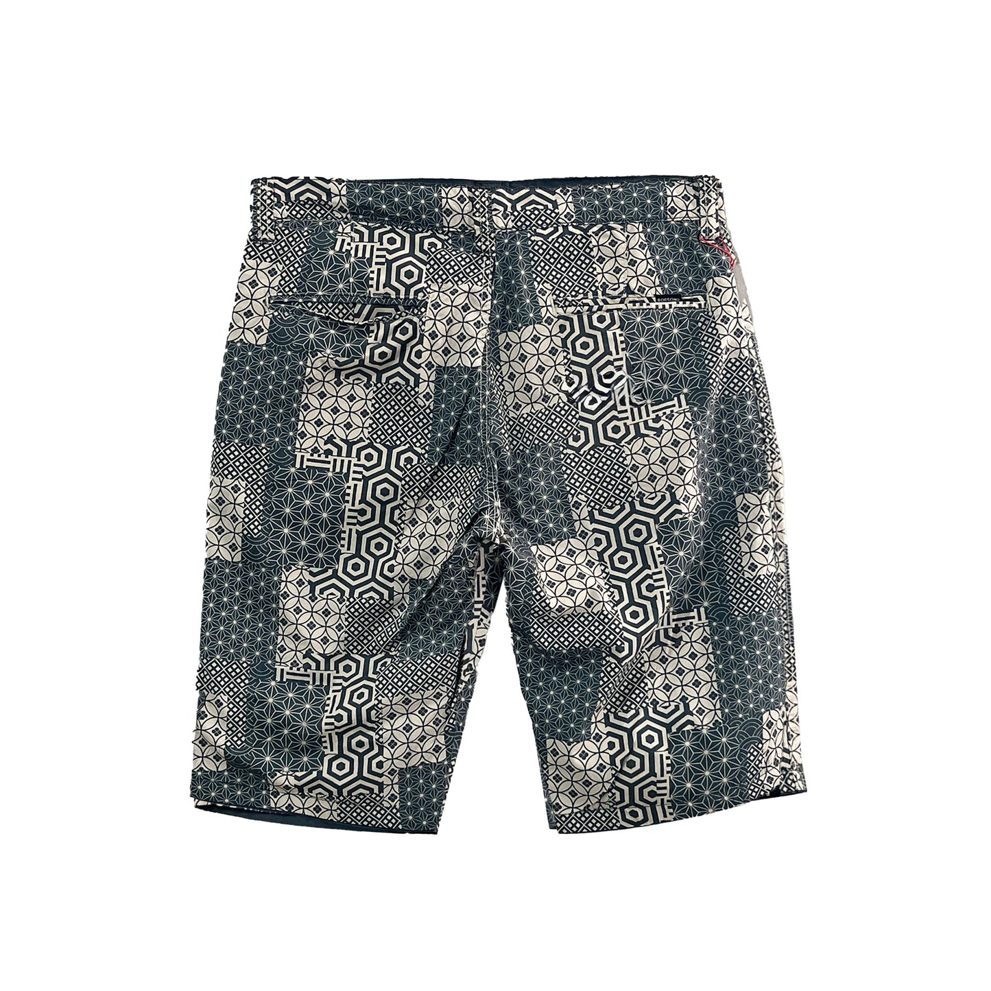 Bobson Japanese Men's Basic Non-Denim Reversible Short Mid Waist 172275 (Teal Teal)