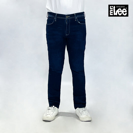 Stylistic Mr. Lee Men's Basic Denim Pants Super Skinny Mid Waist 172912 (Dark Shade)