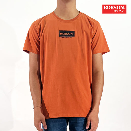 Bobson Japanese Men's Basic Tees Slim Fit 160063-U (Mango)