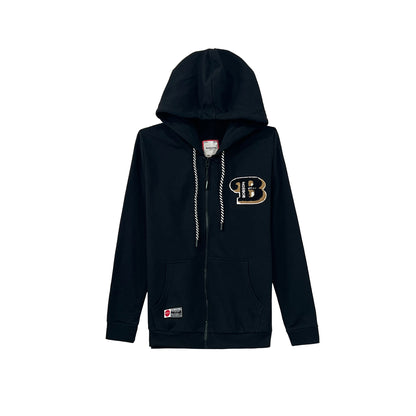 Bobson Japanese Ladies Basic Hoodie Jacket Trendy fashion High Quality Apparel Comfortable Casual Jacket for Women Regular Fit 156048 (Black)