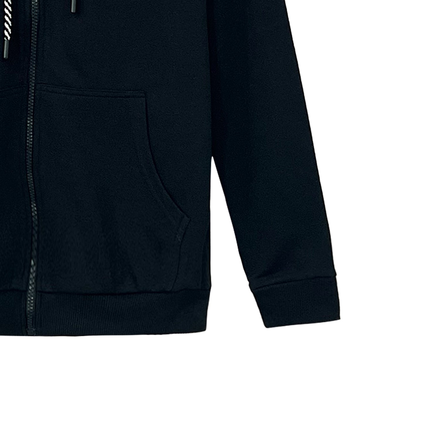 Bobson Japanese Ladies Basic Hoodie Jacket Trendy fashion High Quality Apparel Comfortable Casual Jacket for Women Regular Fit 156048 (Black)