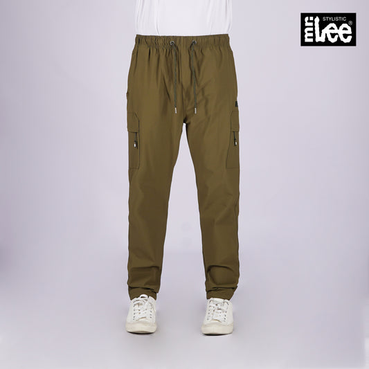 Stylistic Mr. Lee Men's Basic Non-Denim Cargo Pants Mid Waist 145231 (Fatigue)