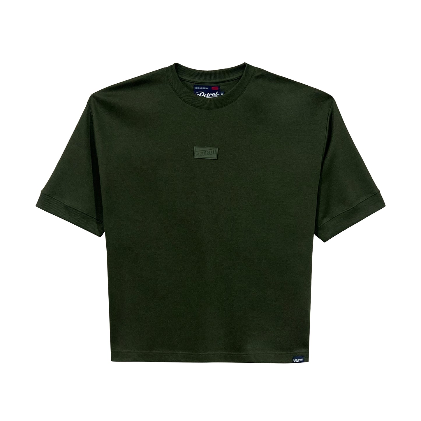 Petrol Men's Basic Tees Oversized Fitting Interlock Fabric 168275 (Fatigue)