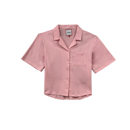 Bobson Japanese Ladies Basic Woven  Boxy Fit 155368 (Potpourri)
