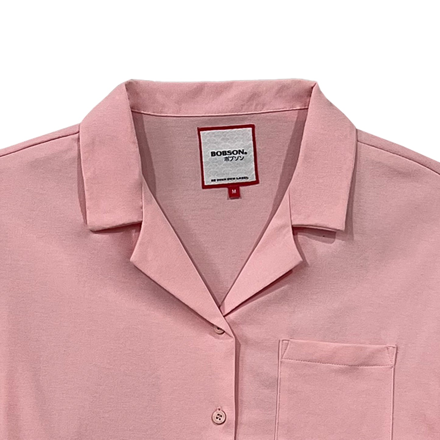 Bobson Japanese Ladies Basic Woven  Boxy Fit 155368 (Potpourri)