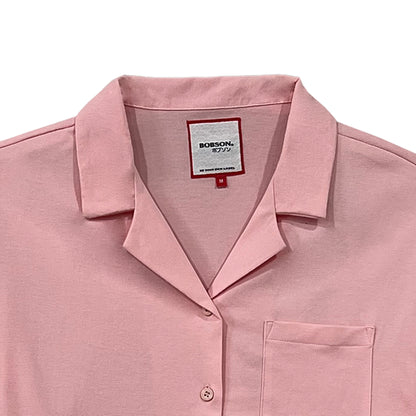 Bobson Japanese Ladies Basic Woven  Boxy Fit 155368 (Potpourri)