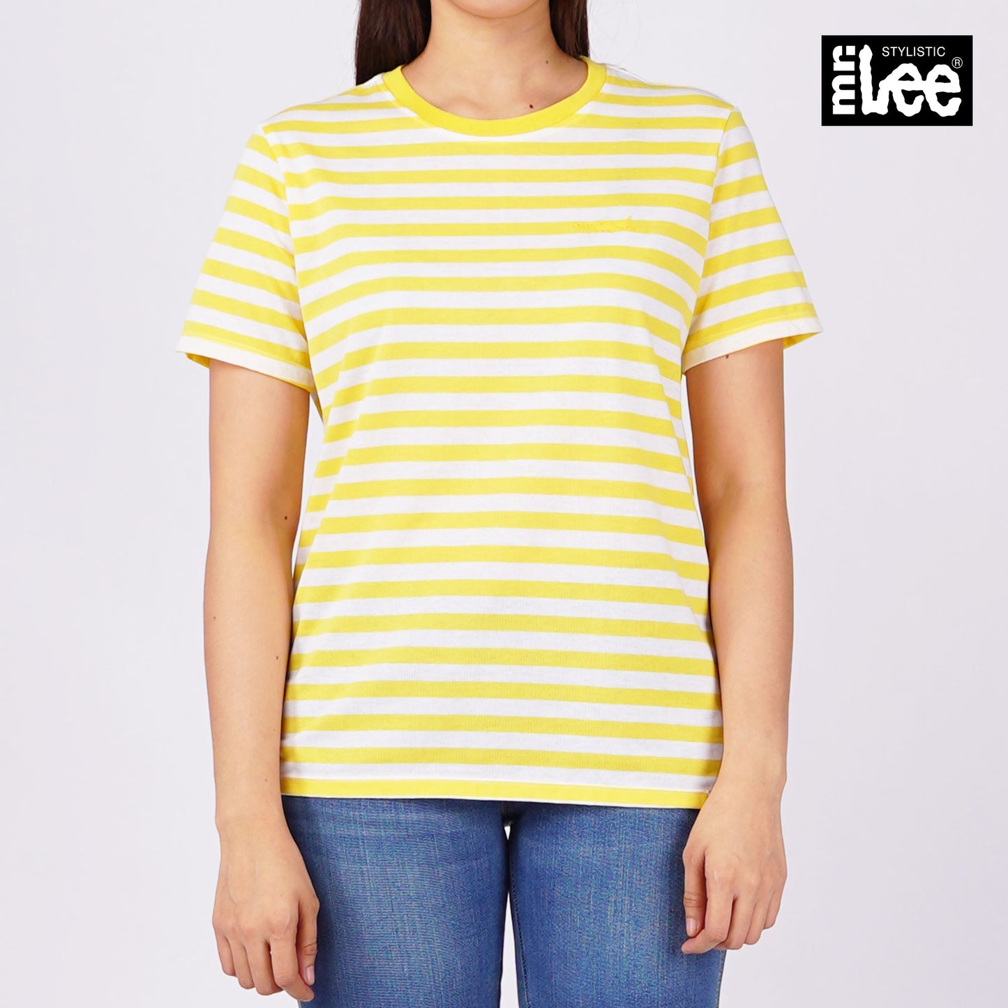 Stylistic Mr. Lee Ladies Basic Tees Relaxed Fit 120559 (Yellow)