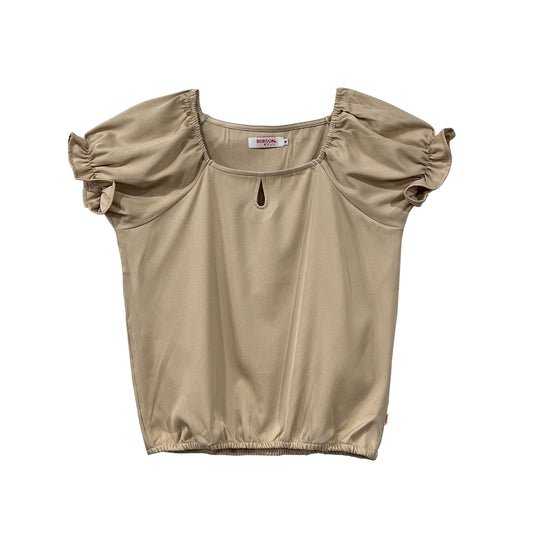 Bobson Japanese Ladies Basic Woven  Relax Fit 152052 (Beige)