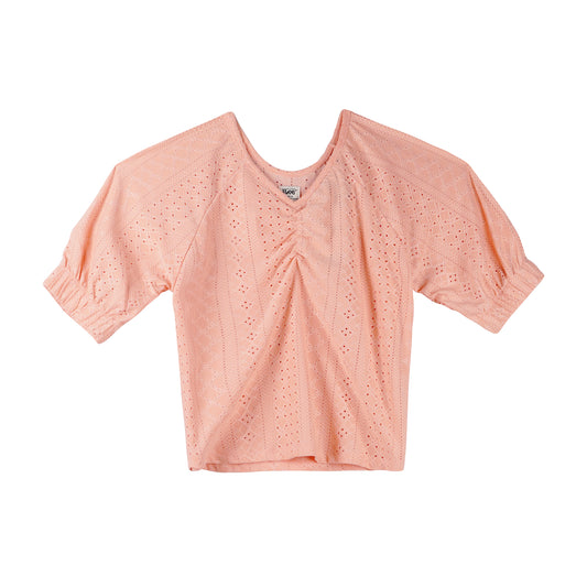 Stylistic Mr. Lee Ladies Basic Tees Boxy Fit 163728-U (Peach)