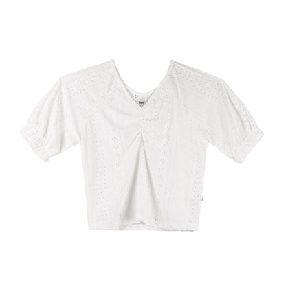 Stylistic Mr. Lee Ladies Basic Tees Boxy Fit 163728-U (White)