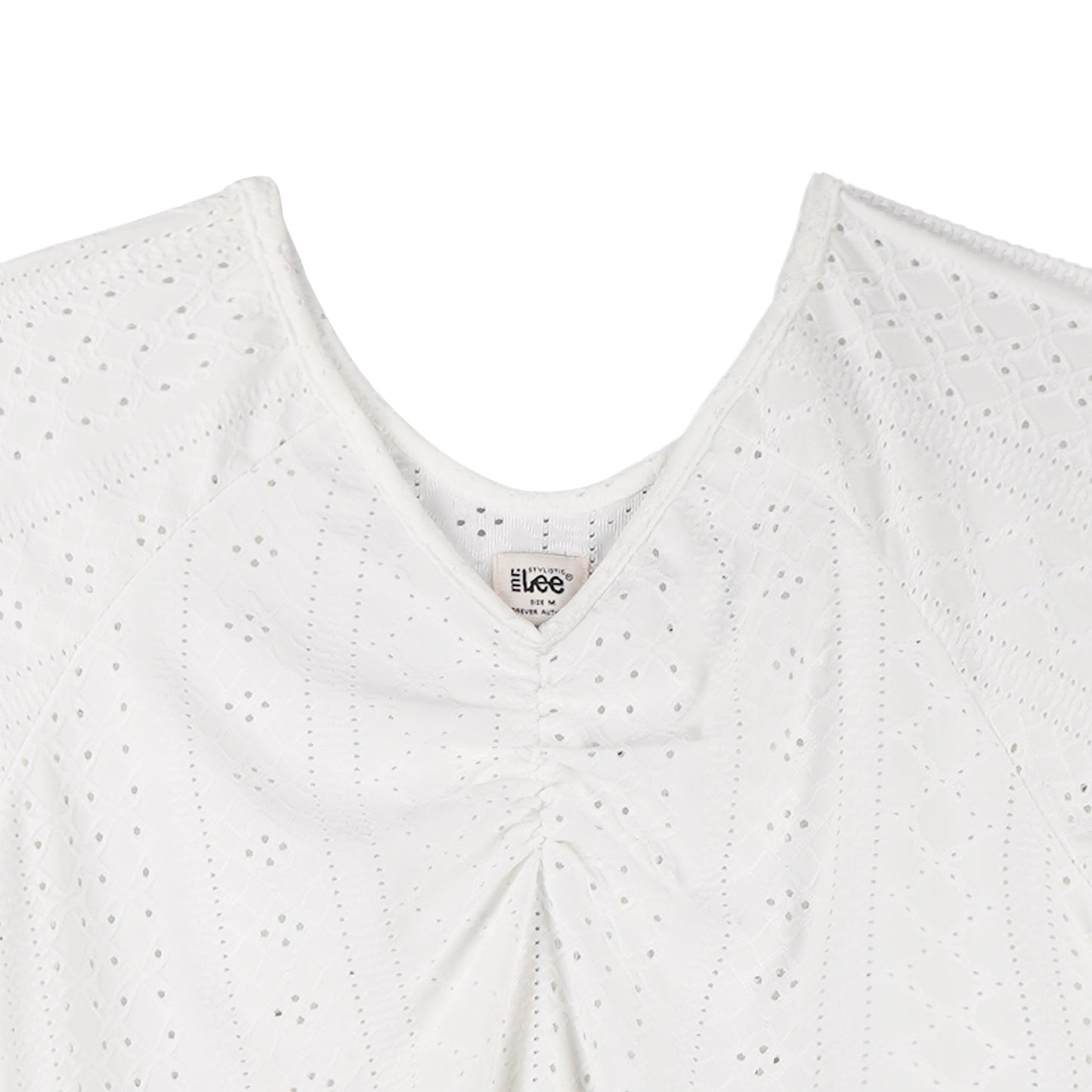 Stylistic Mr. Lee Ladies Basic Tees Boxy Fit 163728-U (White)