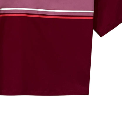 Bobson Japanese Ladies Basic Woven Relax Fit 157838  (Rumba Red)