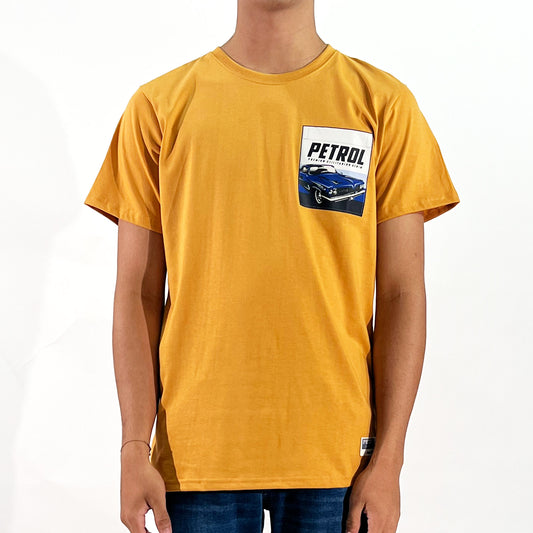 Petrol Men's Basic Tees Slim Fitting CVC Jersey Fabric 167015-U (Canary)