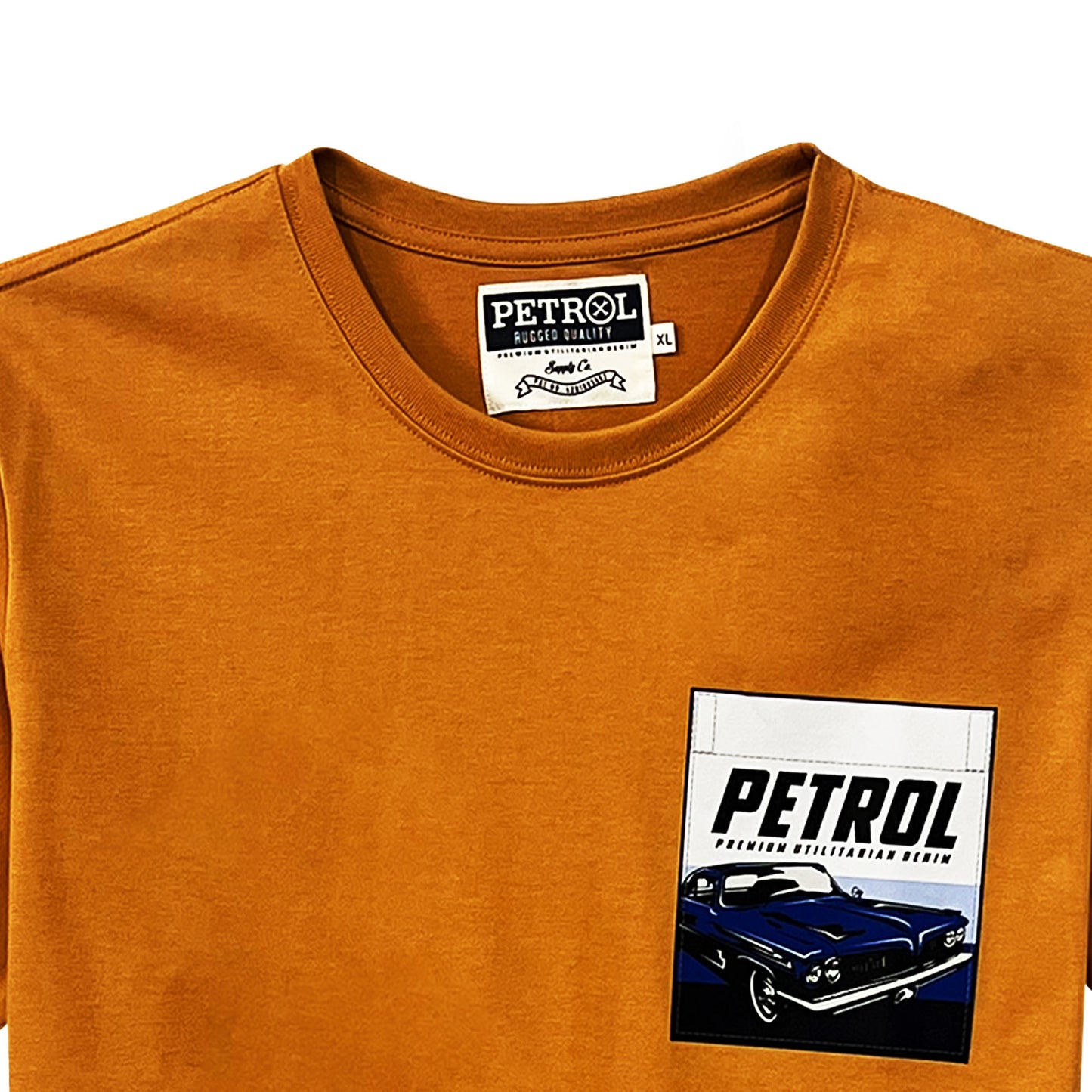 Petrol Men's Basic Tees Slim Fitting CVC Jersey Fabric 167015-U (Canary)