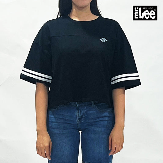 Stylistic Mr. Lee Ladies Basic Tees Relaxed Fit 155816-U (Black)