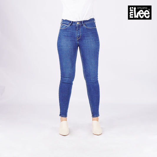 Stylistic Mr. Lee Ladies Basic Denim Pants Super Skinny 173032 (Medium Shade)