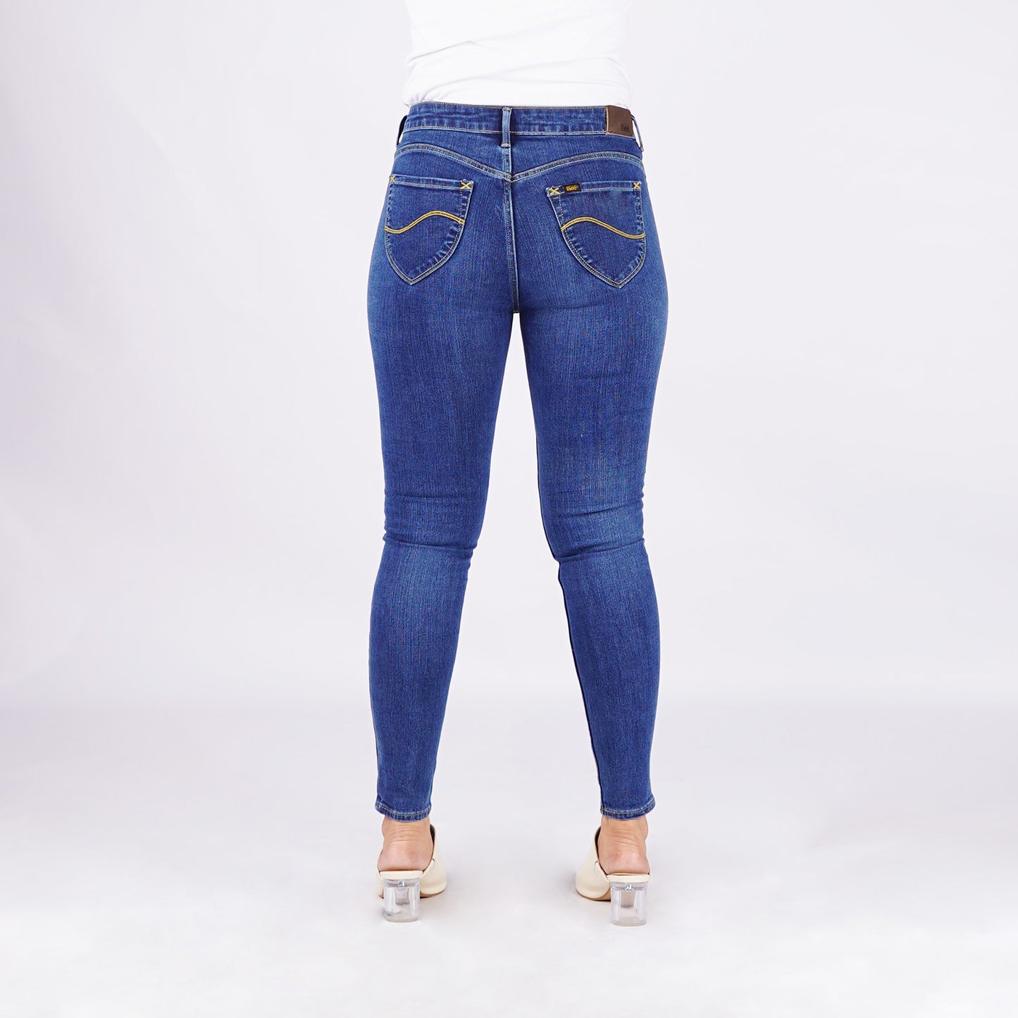Stylistic Mr. Lee Ladies Basic Denim Pants Super Skinny 173032 (Medium Shade)