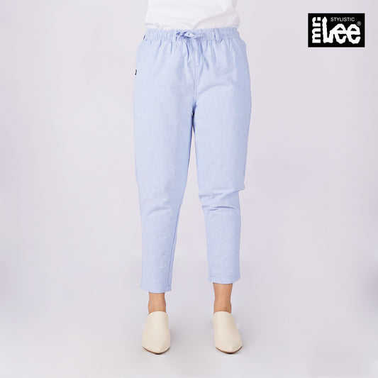 Stylistic Mr. Lee Ladies Basic Non-Denim Drawstring Pants 174762 (Blue)