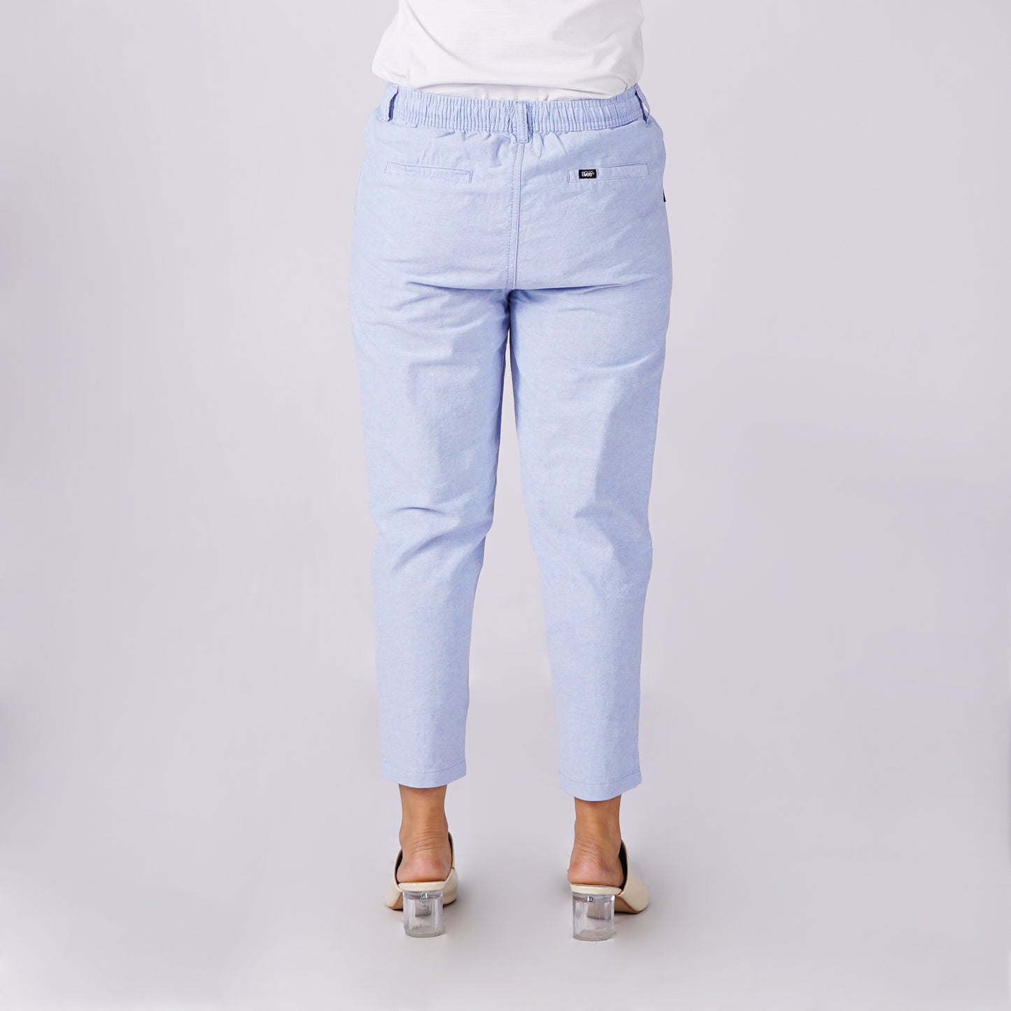Stylistic Mr. Lee Ladies Basic Non-Denim Drawstring Pants 174762 (Blue)