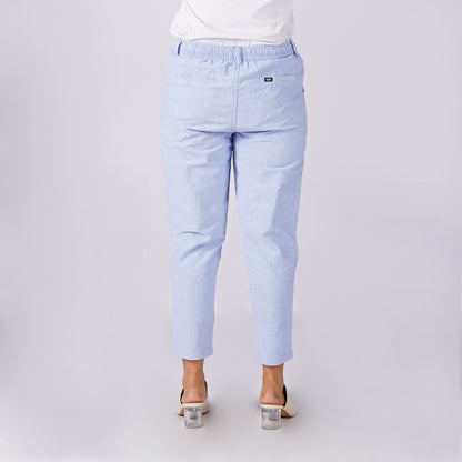 Stylistic Mr. Lee Ladies Basic Non-Denim Drawstring Pants 174762 (Blue)